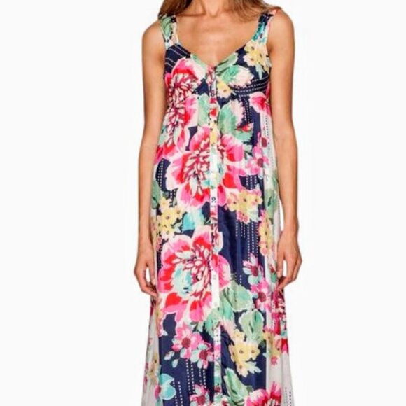 Johnny Was Silk Dress - Picture 2 of 6